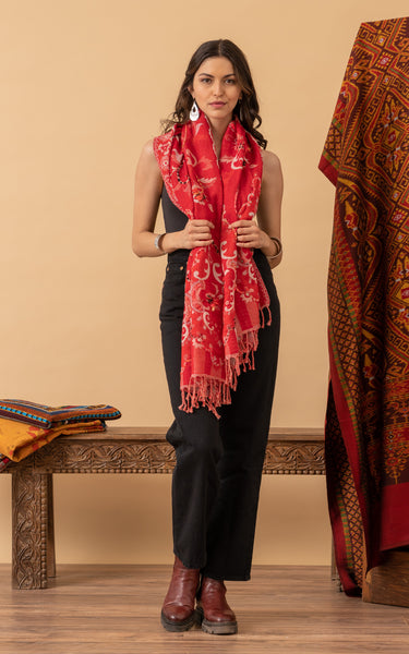 Boiled Wool Shawl, Celine