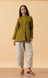 Pintuck Jacket, Mixed Direction, Citron