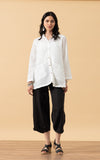 Pintuck Jacket, Mixed Direction, White