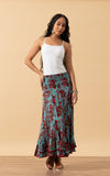 Macarena Skirt, Long, Passion Flower