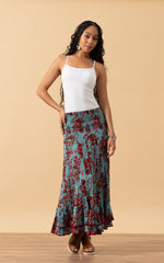 Macarena Skirt, Long, Passion Flower