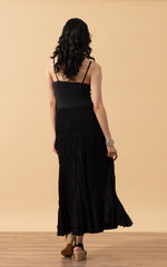 Macarena Skirt, Long, Solid Black