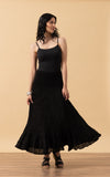 Macarena Skirt, Long, Solid Black