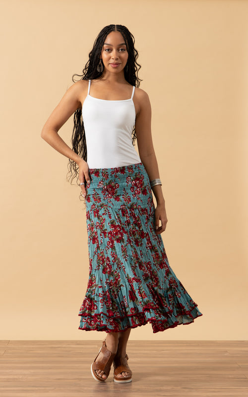 Macarena Skirt, Short, Passion Flower