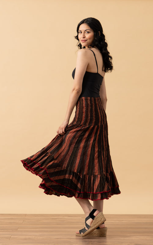 Macarena Skirt, Short, Dakota Stripe