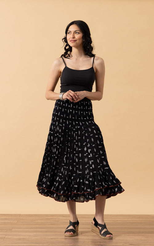 Macarena Skirt, Short, Black Diamond