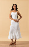 Macarena Skirt, Short, Solid White