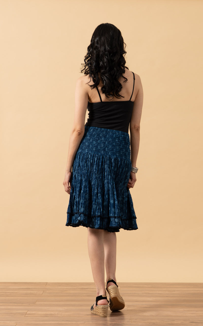 Macarena Skirt, Mini, Tula Indigo