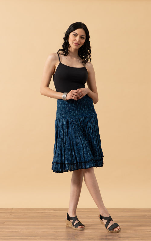 Macarena Skirt, Mini, Tula Indigo