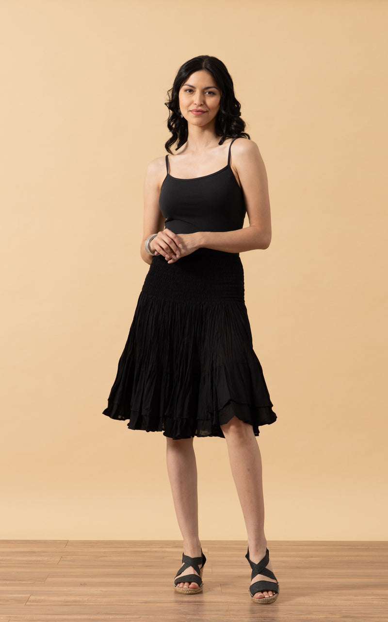 Macarena Skirt, Mini, Solid Black