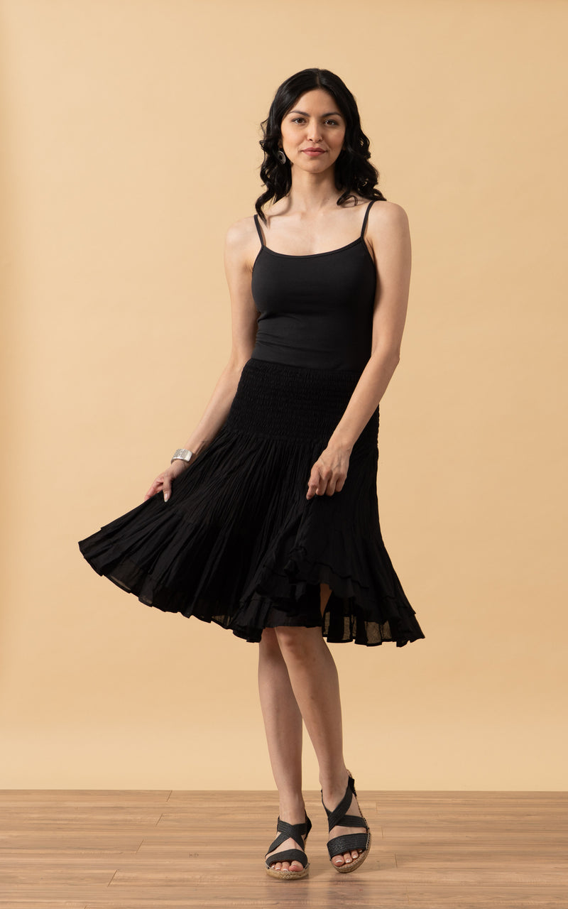 Macarena Skirt, Mini, Solid Black