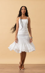 Macarena Skirt, Mini, Solid White