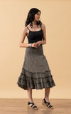 Lola Skirt, Short, Black Dot