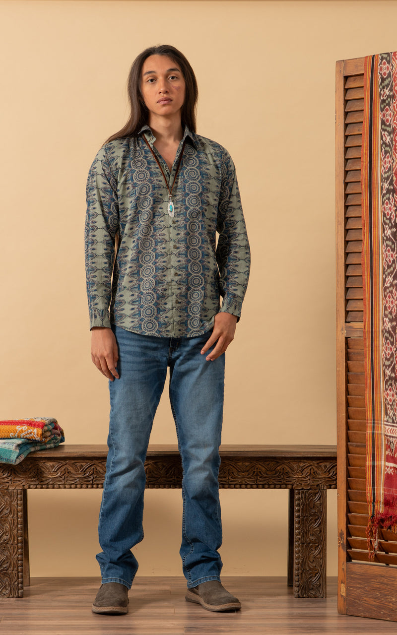 Zion Shirt, Long Sleeve, Charro