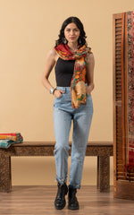 Silk Wool Shawl, Autumn