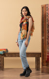 Silk Wool Shawl, Autumn
