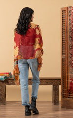 Silk Wool Shawl, Autumn