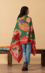 Silk Wool Shawl, Large Size, Deleria