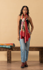 Silk Wool Shawl, Large Size, Deleria