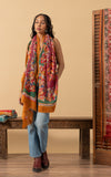 Silk Wool Shawl, Large Size, Fortuna