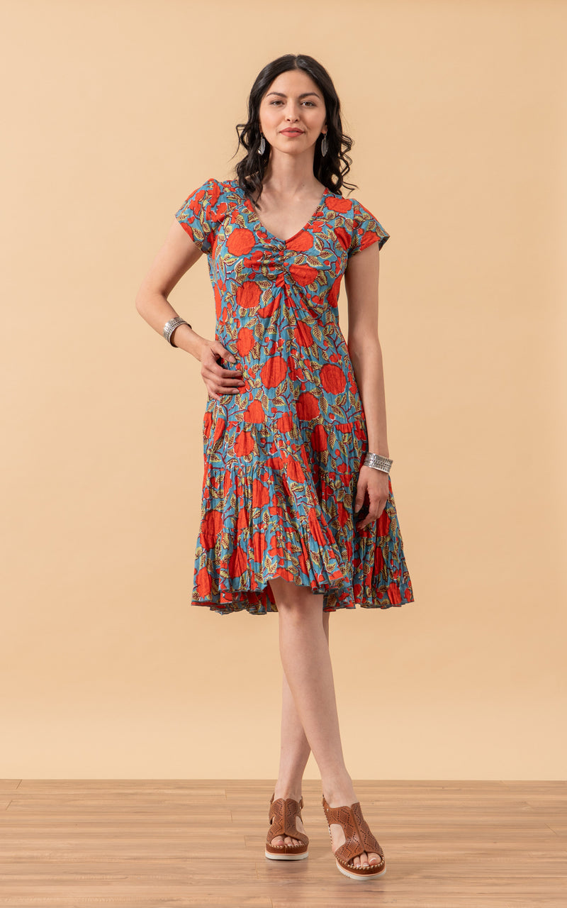 turquoise orange dress Final Sale Plus Size Halter Maxi Dress In Orange Turquoise and Cream