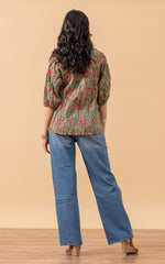 Puebla Blouse, 3/4 Sleeve, Jada
