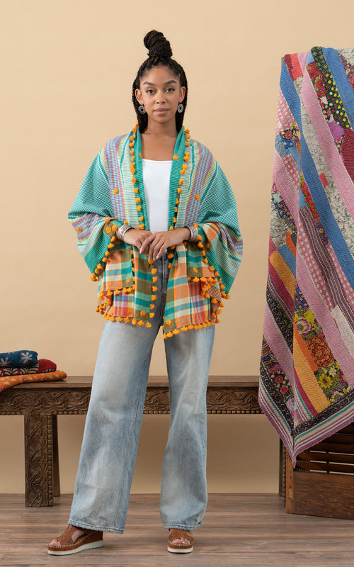 Pom Pom Shawl, Samba