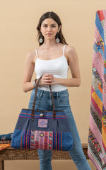 Hill Tribe Shoulder Bag, Indigo