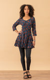 Paloma Tunic, 3/4 Sleeve, Bodhi