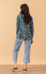 Everyday Shirt, Long Sleeve, Indigo Lily