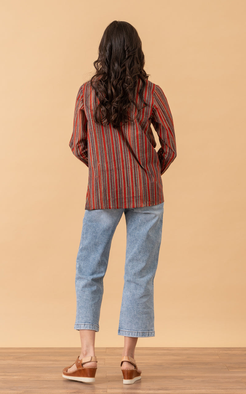 Everyday Shirt, Long, Sleeve, Taos Stripe