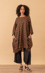 Bubble Tunic, 3/4 Sleeve, Zia