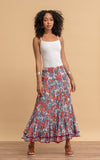 Macarena Skirt, Long, Garden Floral