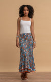 Macarena Skirt, Long, Blue Tegan