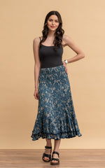 Macarena Skirt, Short, Indigo Lily