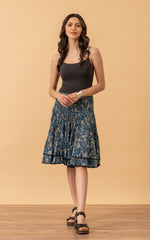 Macarena Skirt, Mini, Indigo Lily