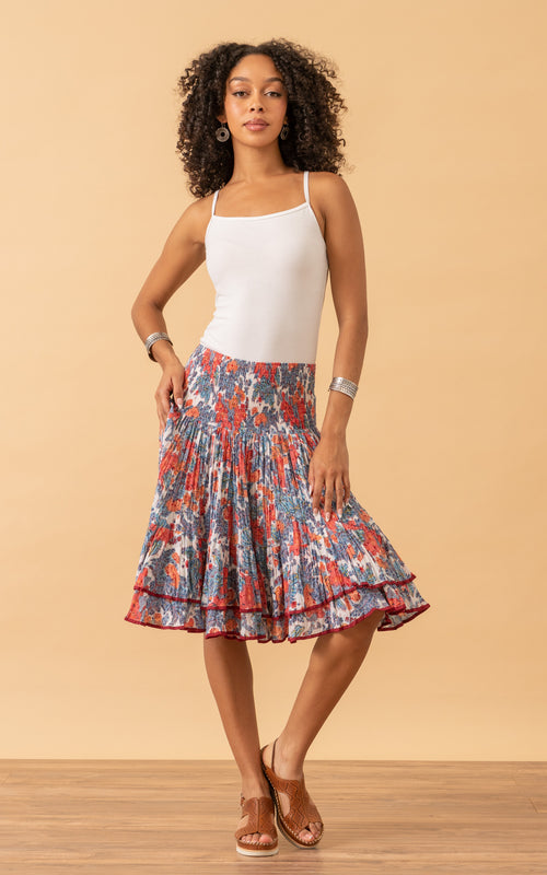 Macarena Skirt, Mini, Garden Floral