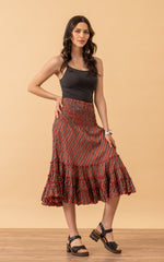 Lola Skirt, Short, Taos Stripe