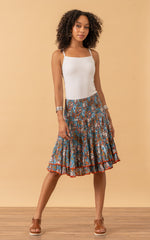 Macarena Skirt, Mini, Blue Tegan