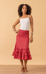 Lola Skirt, Short, Red Lotus