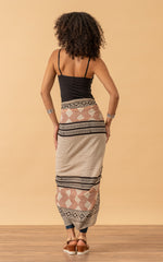 Sarong/Shawl, Natural Geometric