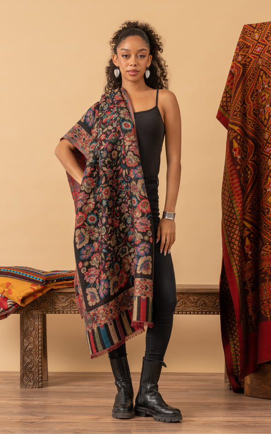 小物 salsation Shawl with Opening Angora Special Shawls – Passementrie