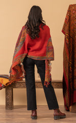 Boiled Wool Shawl, Embroidery, Farah