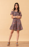 Adelita Dress, Short, Cap Sleeve, Valentina