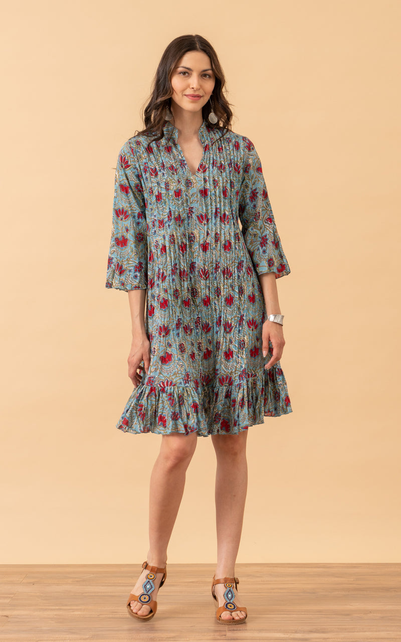 Sahara Tunic/Dress, 3/4 Sleeve, Mia's Garden