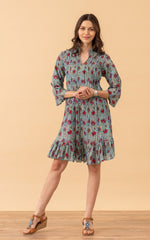 Sahara Tunic/Dress, 3/4 Sleeve, Mia's Garden