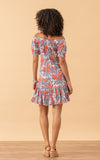 Adelita Dress, Short, Cap Sleeve, Garden Floral