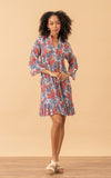 Sahara Tunic/Dress, 3/4 Sleeve, Garden Floral