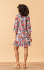 Sahara Tunic/Dress, 3/4 Sleeve, Garden Floral