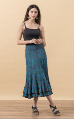 Macarena Skirt, Short, Egyptian Floral
